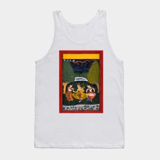 Prince Dances With Female Musicians Ragamala 1740 India Rajasthan Tank Top